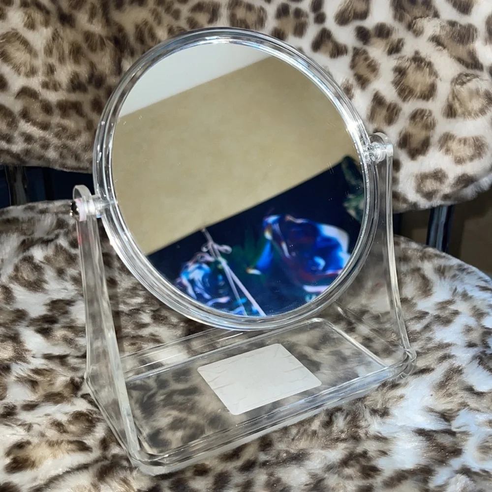 Double sided desk mirror - magnification